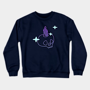 Scull, candles and sparkles Crewneck Sweatshirt